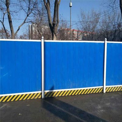 市政道路彩钢板围挡 聚焦上下卡槽款及有色金属压延加工工艺